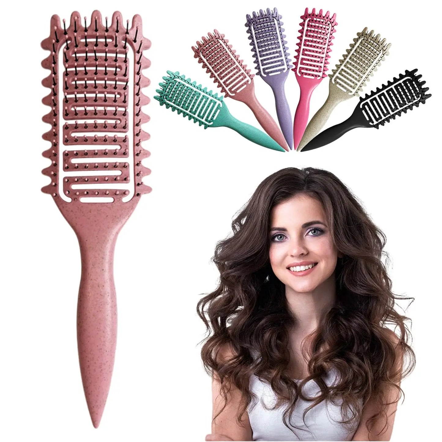 Brosse pour cheveux bouclé