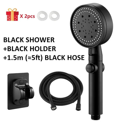 Pommeau de douche avec 5 modes de réglage