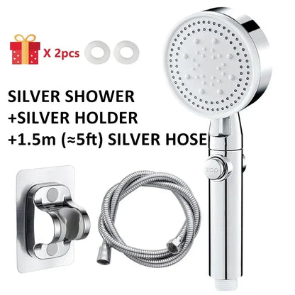 Pommeau de douche avec 5 modes de réglage
