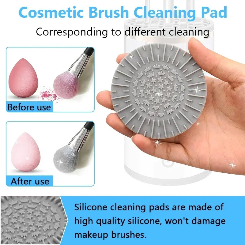 Nettoyeur automatique de pinceau de maquillage