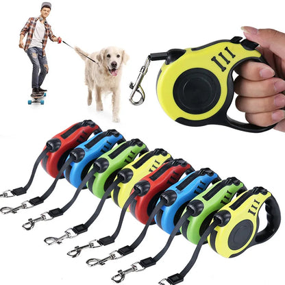 Laisse pour chiens 3 / 5 mètres rétractable