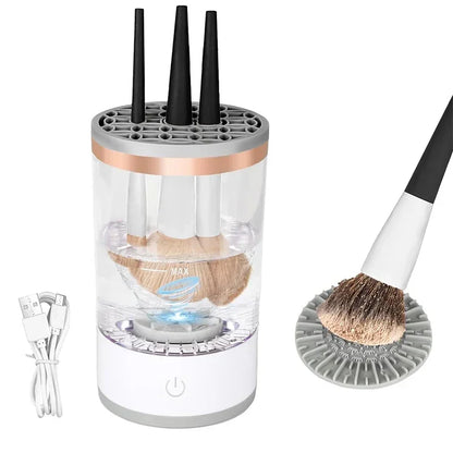 Nettoyeur automatique de pinceau de maquillage