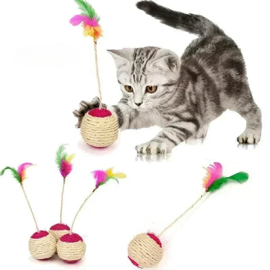 Jouet à plume pour chats