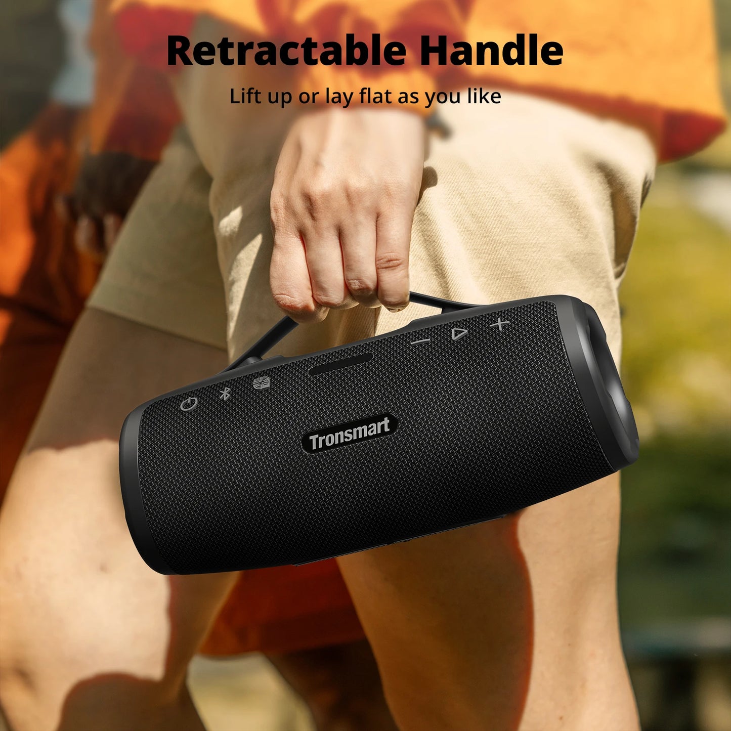 Haut-parleur Bluetooth portable, basses puissantes et aigus