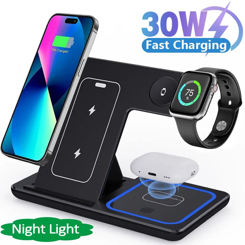 Chargeur pratique téléphone, montre connectée
