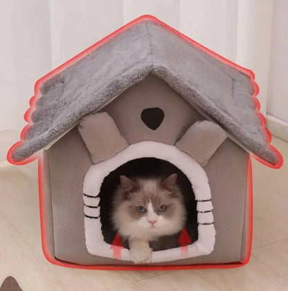 Maison lit pour animaux confortable