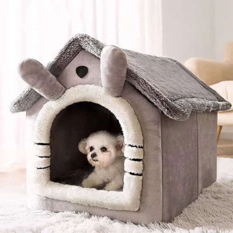 Maison lit pour animaux confortable