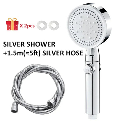 Pommeau de douche avec 5 modes de réglage
