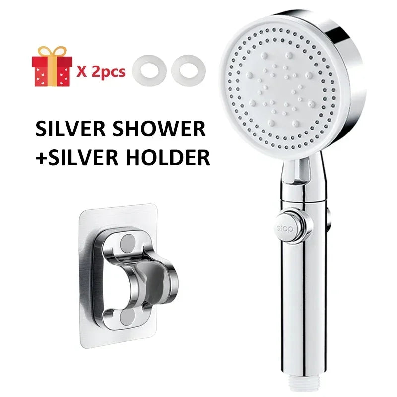 Pommeau de douche avec 5 modes de réglage