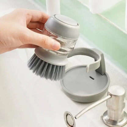 Brosse de nettoyage avec distributeur de savon intégrer