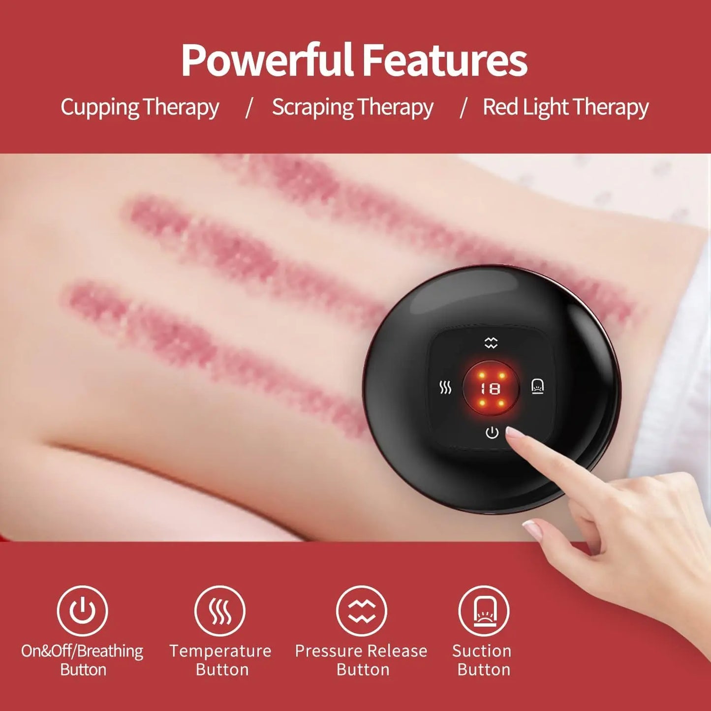 Ventouses électroniques, appareil de massage électrique
