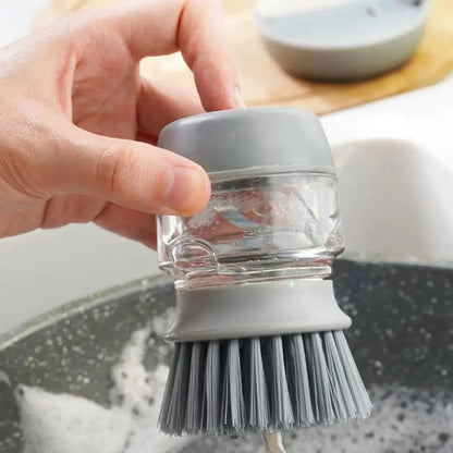 Brosse de nettoyage avec distributeur de savon intégrer