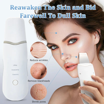 Epurateur de peau pour visage, nettoyeur Ultrasonique