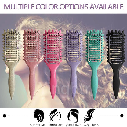 Brosse pour cheveux bouclé