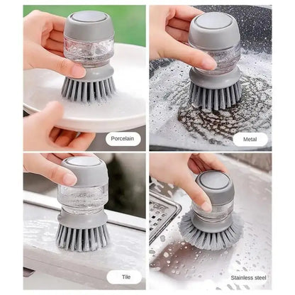 Brosse de nettoyage avec distributeur de savon intégrer