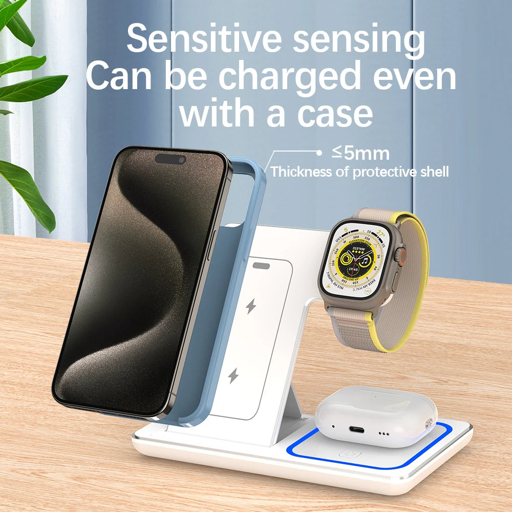 Chargeur pratique téléphone, montre connectée