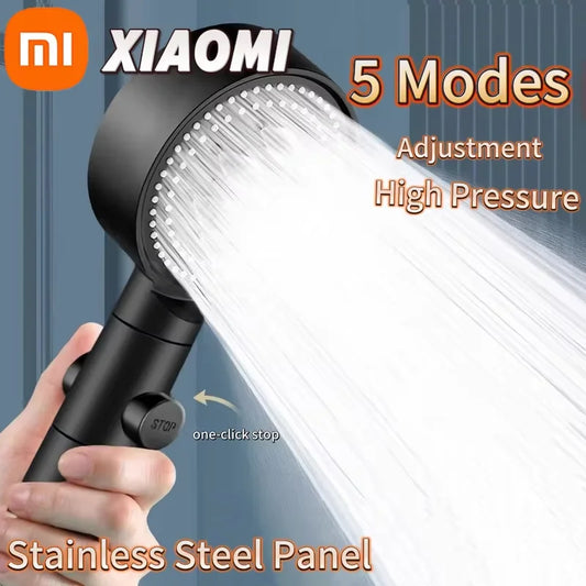 Pommeau de douche avec 5 modes de réglage