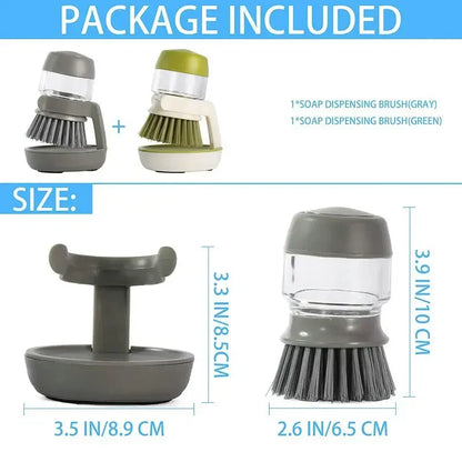 Brosse de nettoyage avec distributeur de savon intégrer