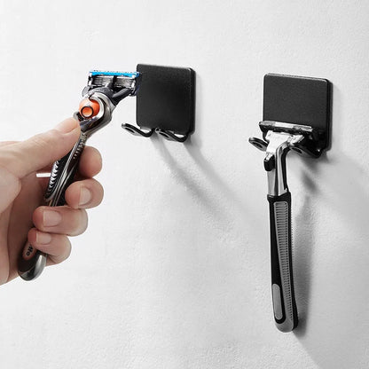 Porte rasoir, fixation au mur
