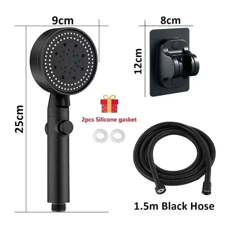 Pommeau de douche avec 5 modes de réglage