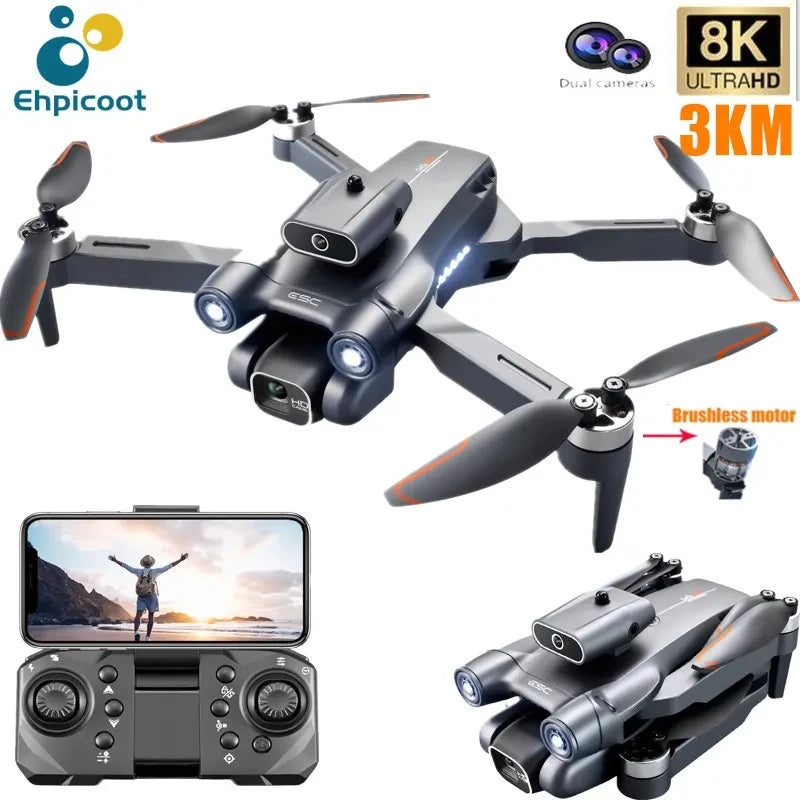 Drone avec caméra 8K de résolutions