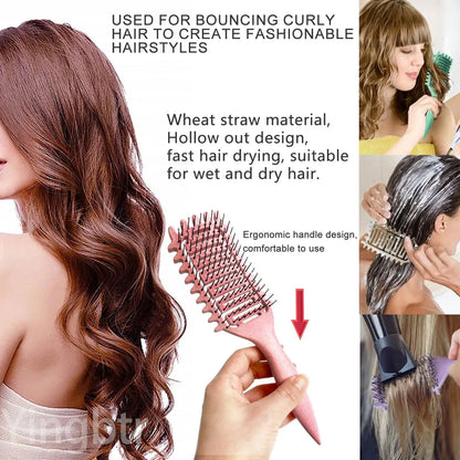 Brosse pour cheveux bouclé