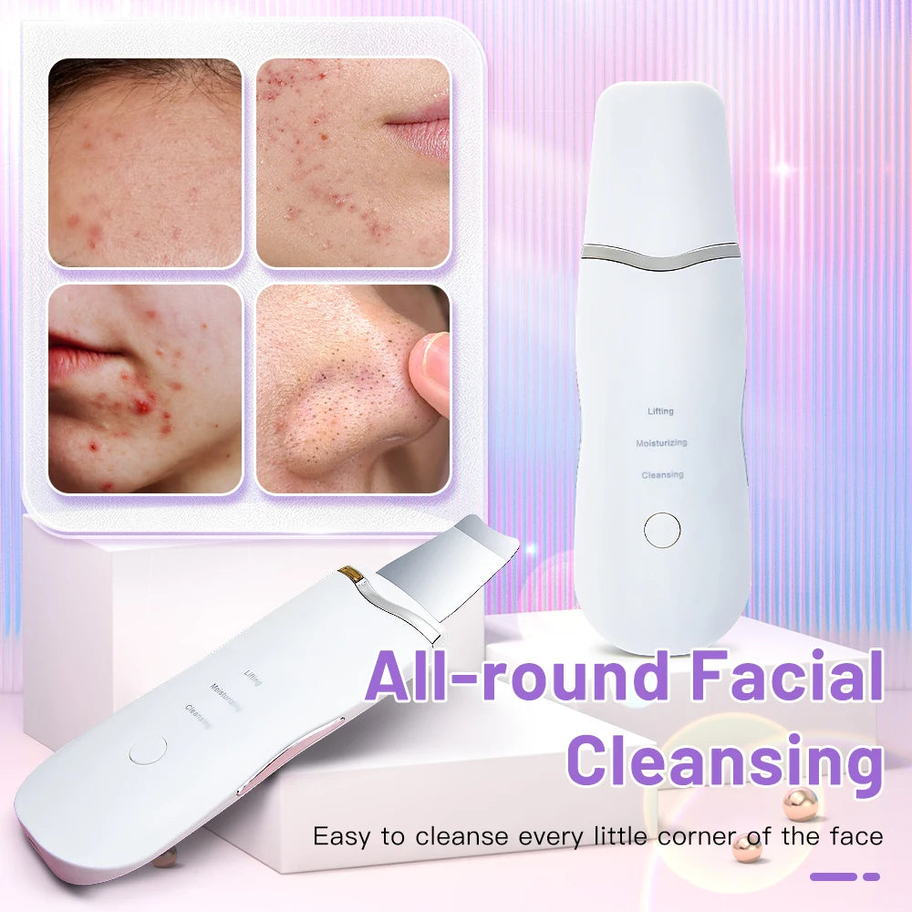 Epurateur de peau pour visage, nettoyeur Ultrasonique